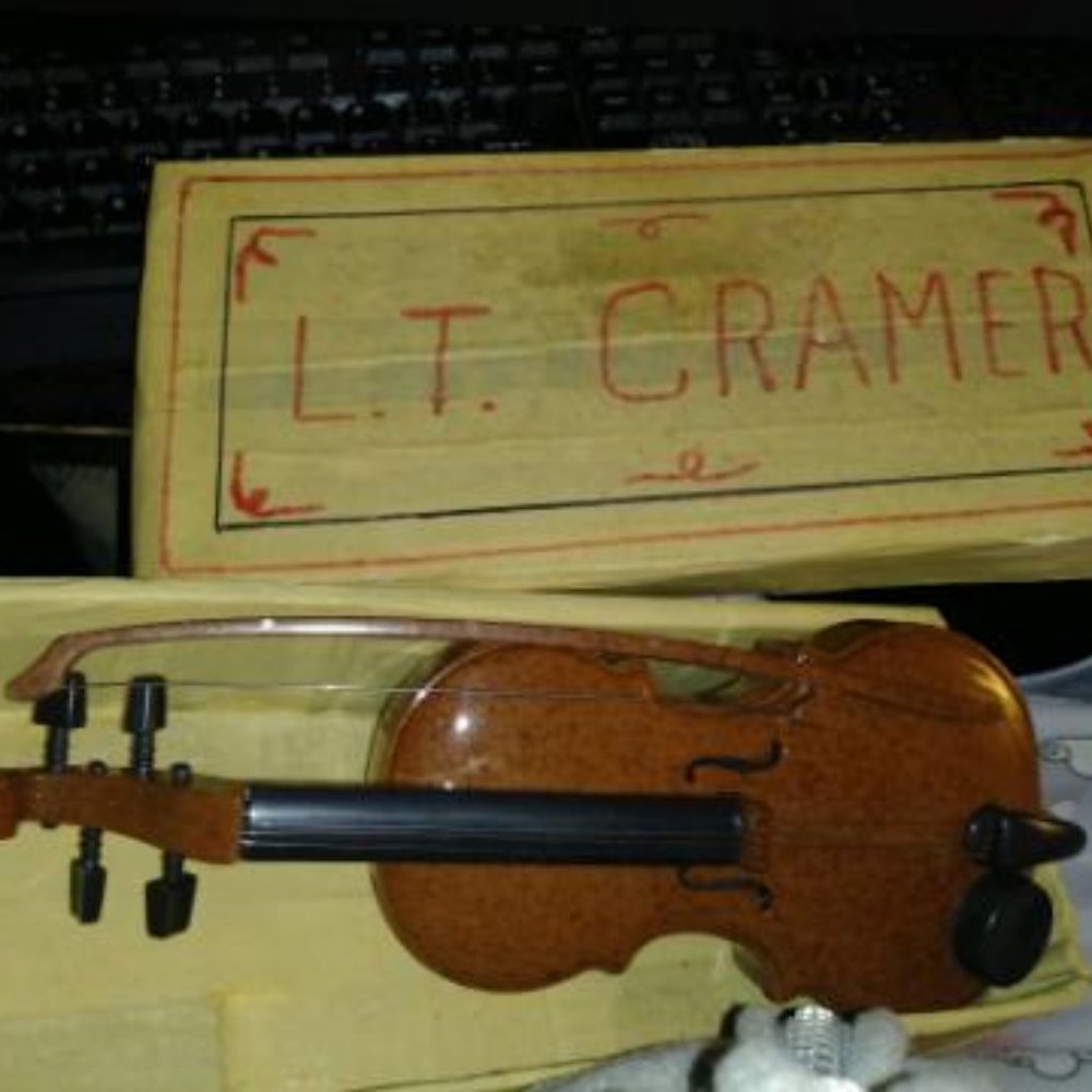 VIOLEN BY CRAMER  STILL IN BOX ANTIQUED
